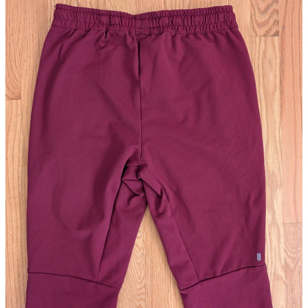NOBULL Joggers Men’s Small Red Maroon Athletic Pants Gym Training Zip Pocket - Picture 9 of 11